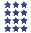 Vinilo estrellas azules 12u